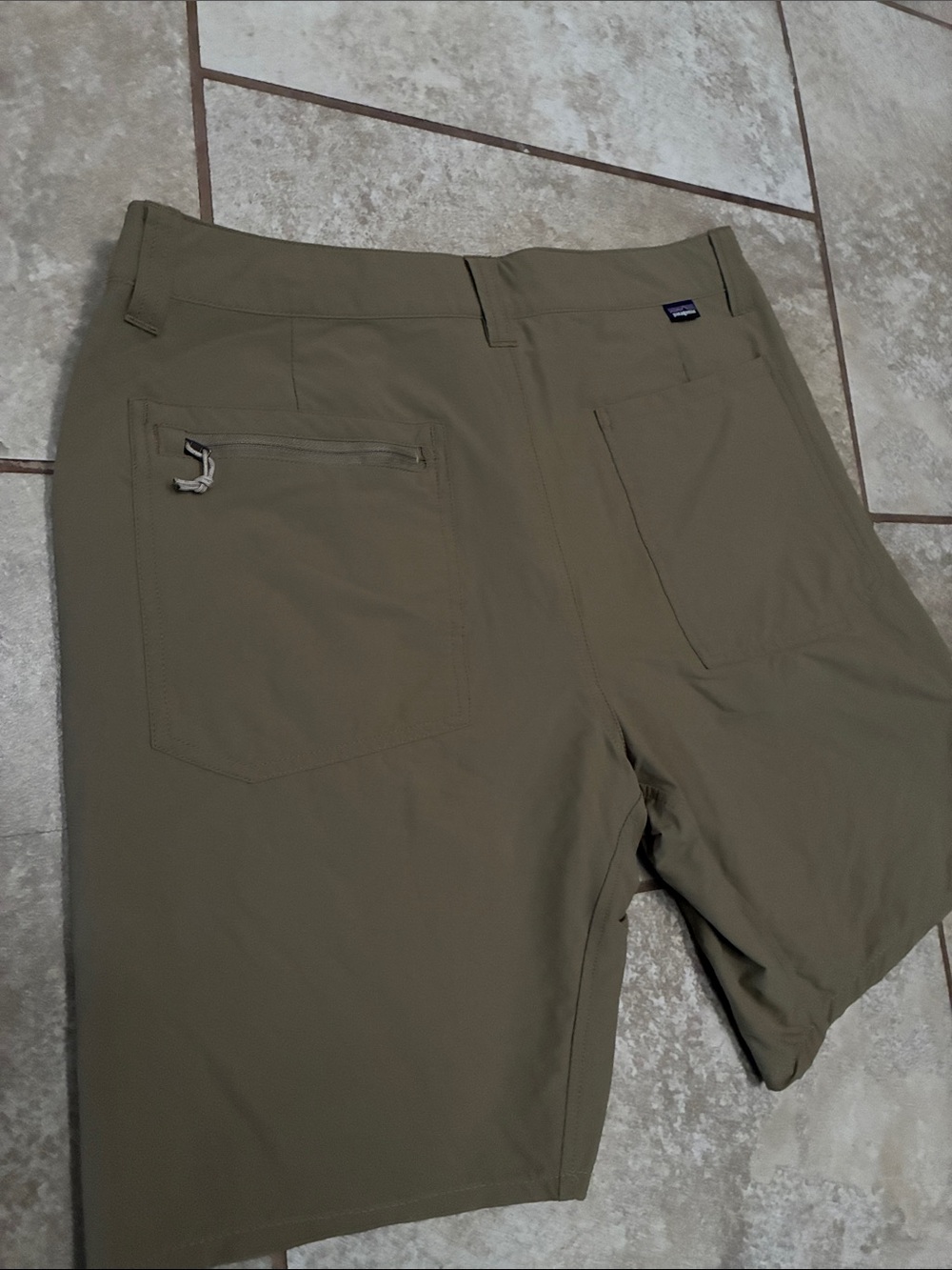 Patagonia Olive Men's Performance Hybrid Shorts - Picture 9 of 10